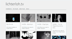 Desktop Screenshot of lichterloh.tv